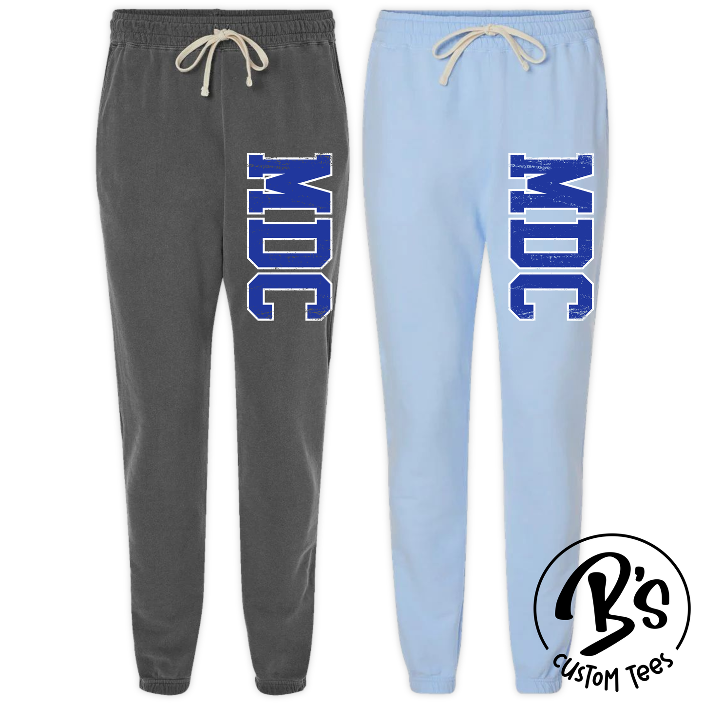 Adult Distressed MDC Sweatpants