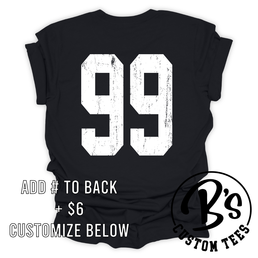 Youth STLDA Distressed White Tee