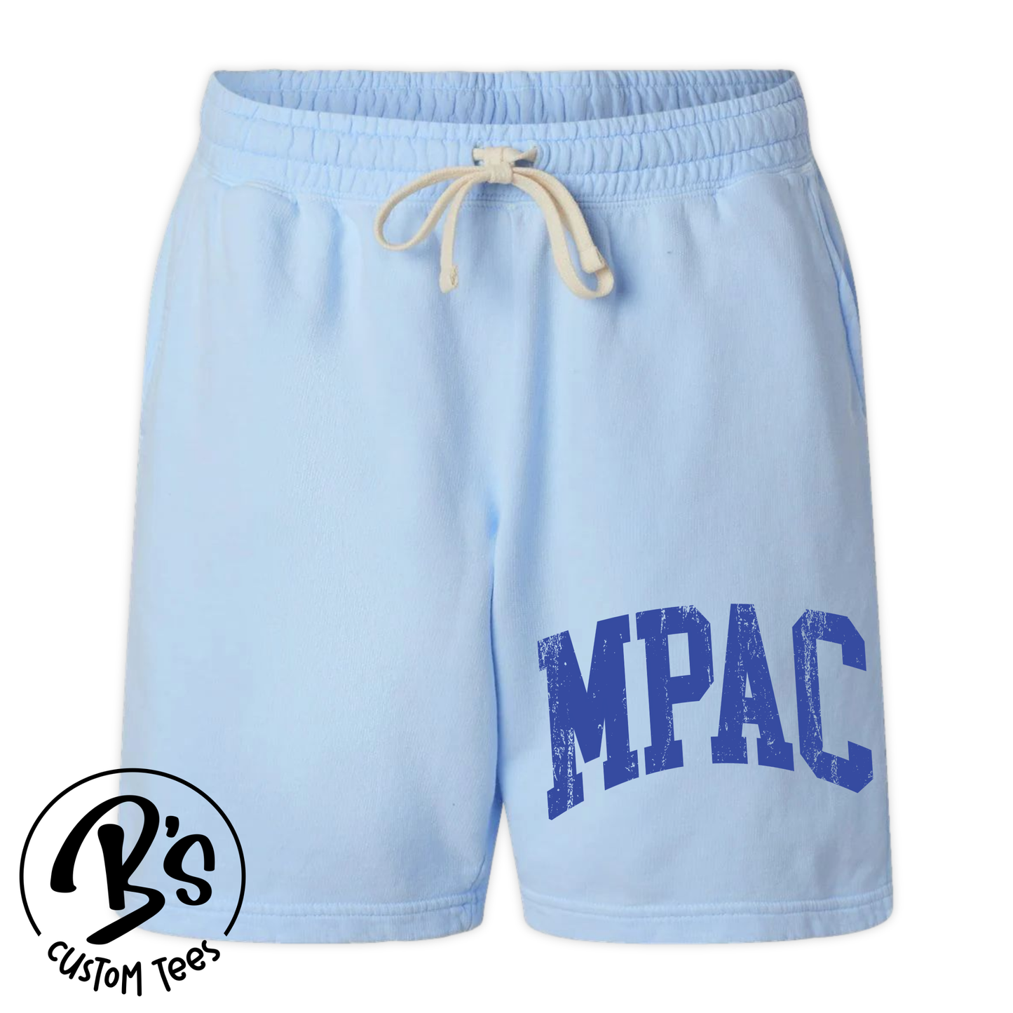Adult Distressed MPAC Shorts