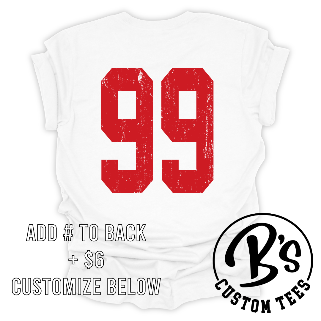 Youth STLDA Distressed Red Tee