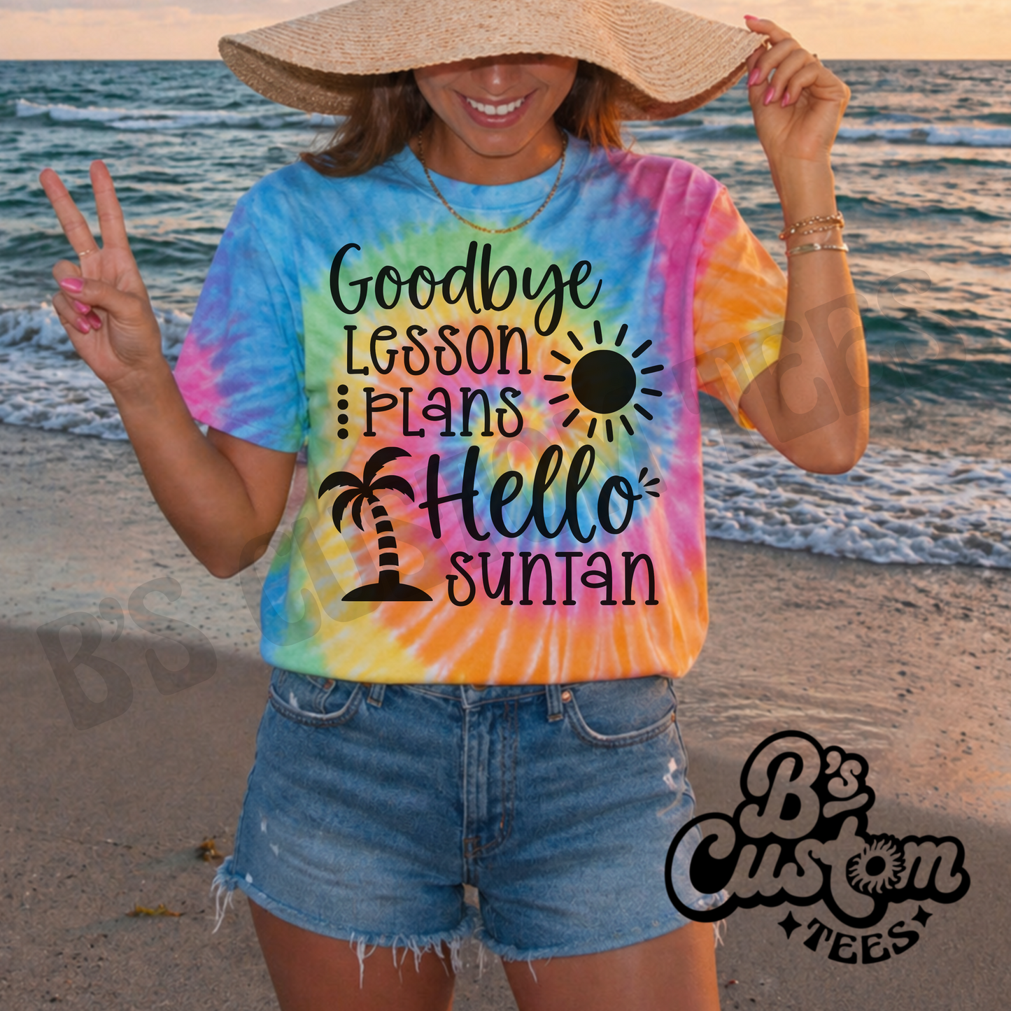 Goodbye Lesson Plans Tie Dye Tee