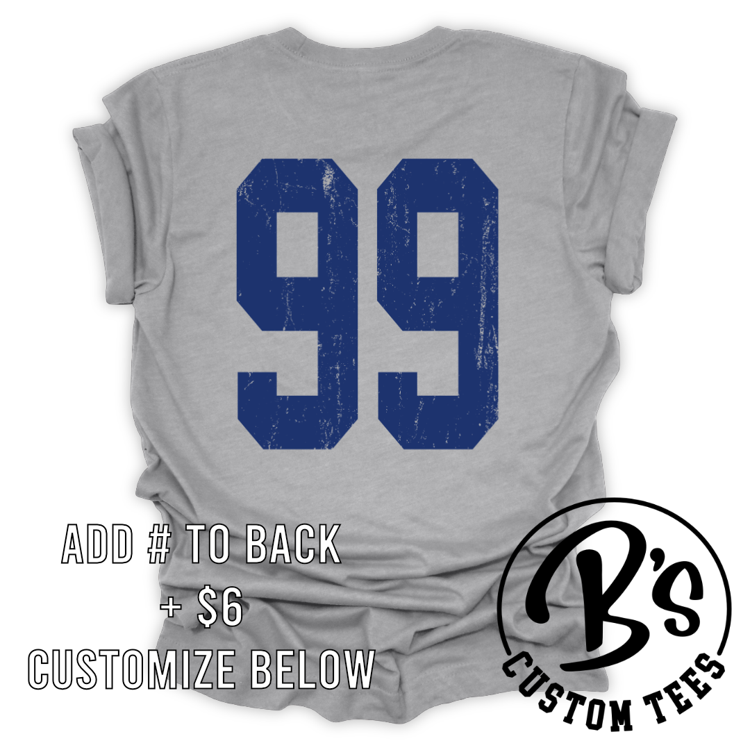 Youth STLDA Distressed Navy Tee