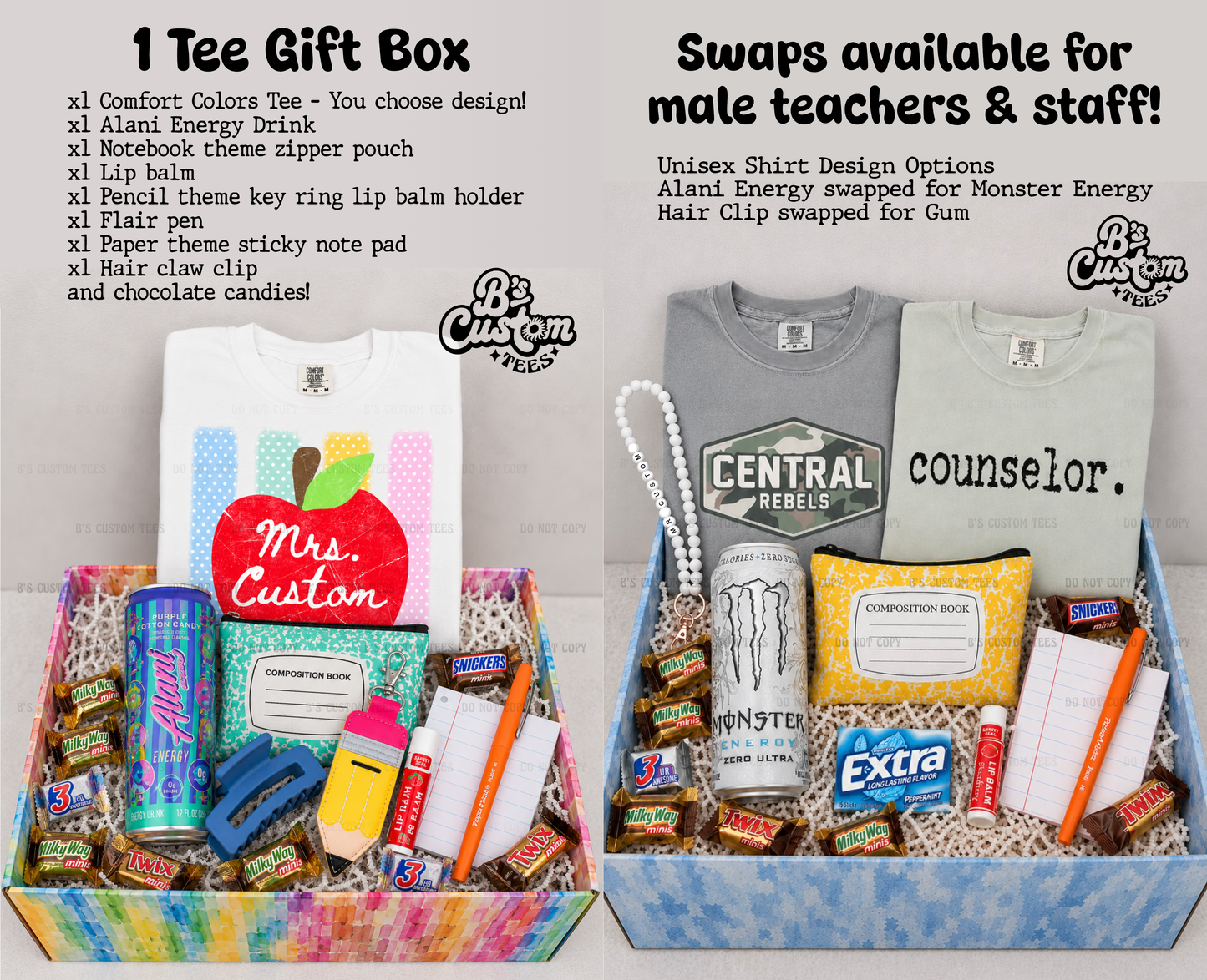 Back to School Gift Box - 1 Tee (No Lanyard)