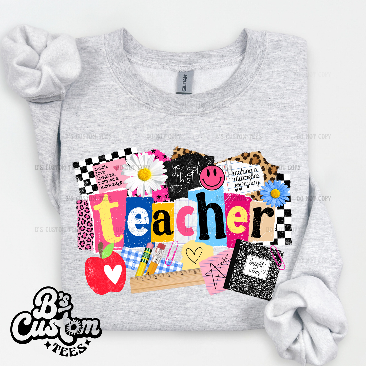 Teacher Scrapbook Collage