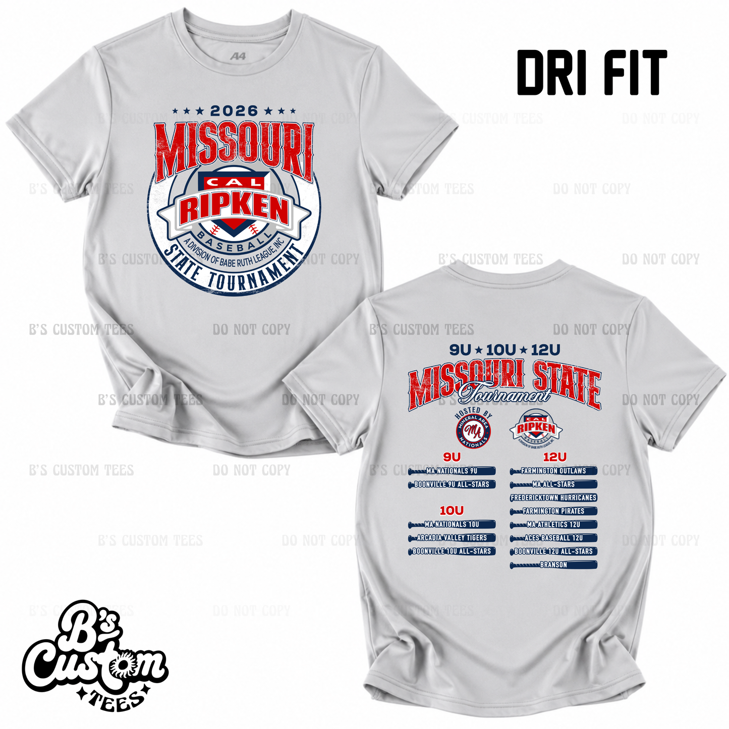 Missouri State Cal Ripken Baseball Tournament (Dri Fit)
