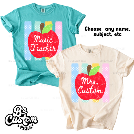 Apple Custom - Any Name, Subject, ETC