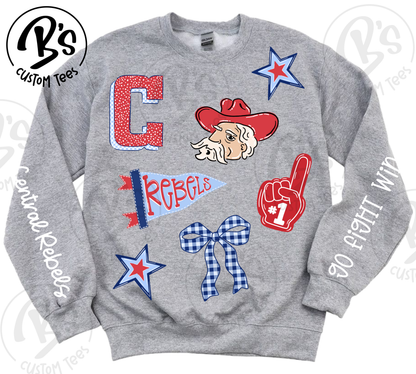 Rebels Sweatshirt Collage + Sleeves