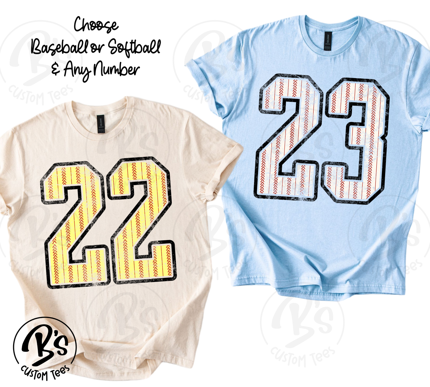 CUSTOM Baseball/Softball Number