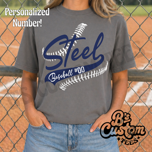 Steel - Custom Number