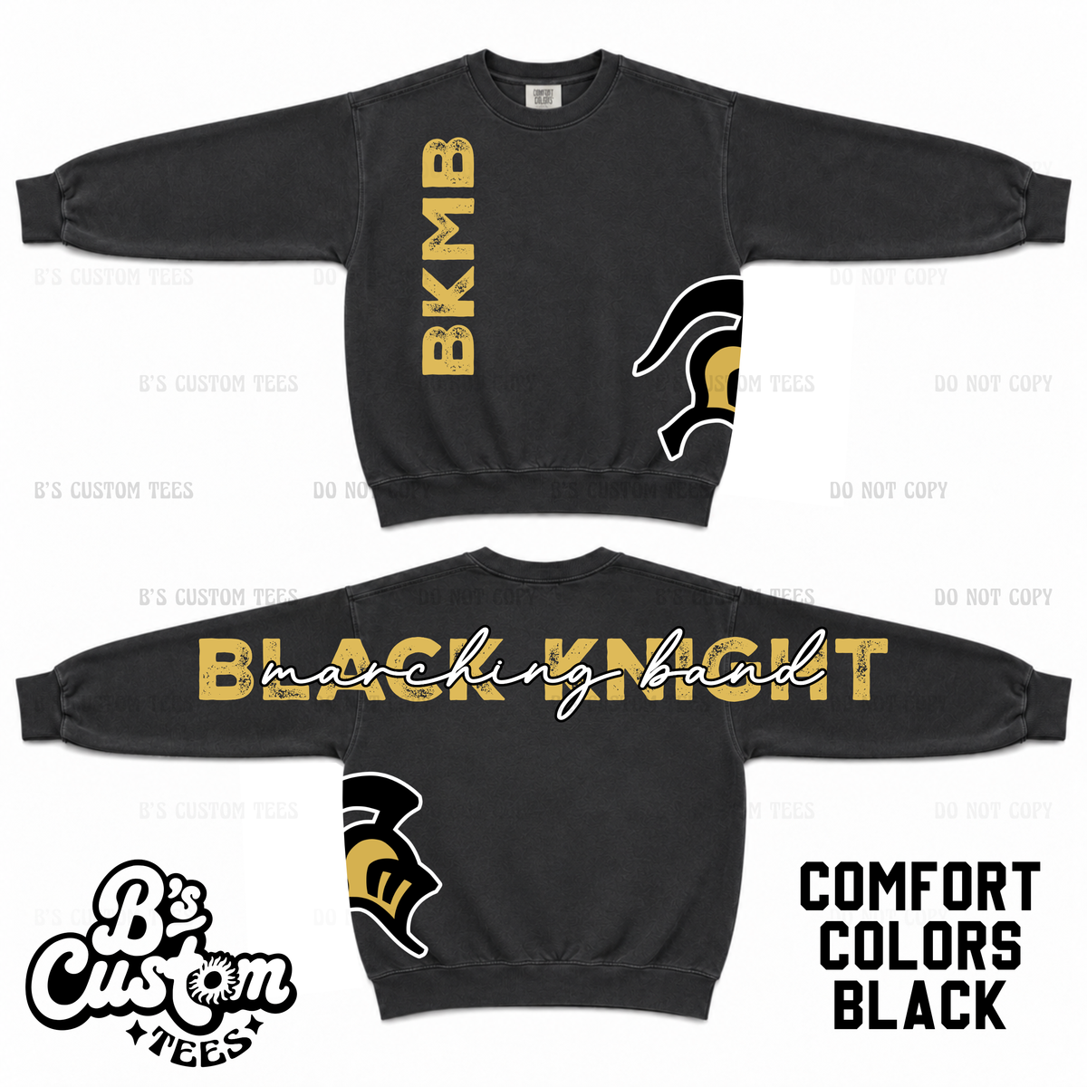 Black Knight Marching Band - Across The Sleeves Sweatshirt