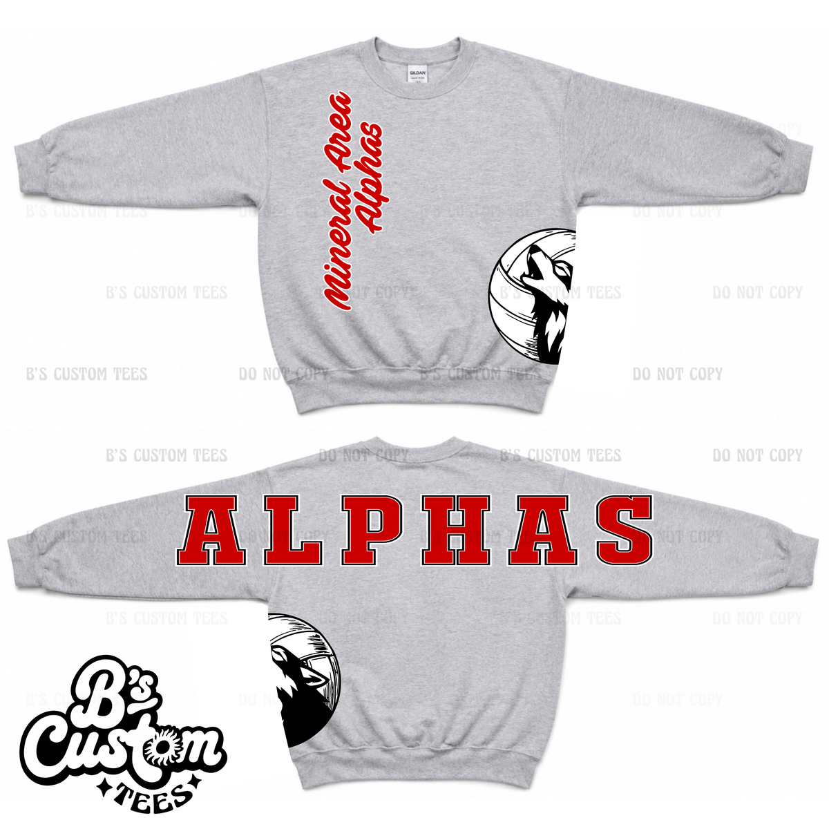 Alphas Across The Sleeves Sweatshirt #2