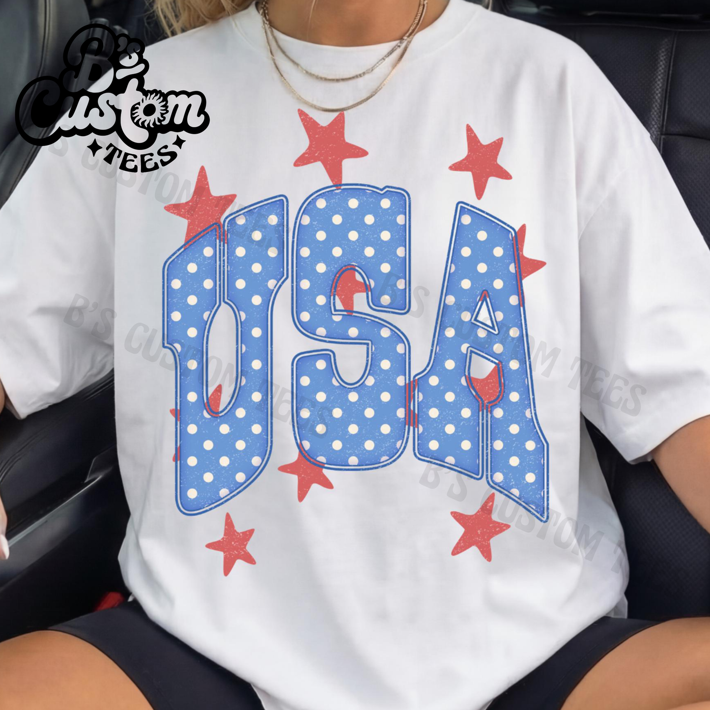 USA Polka Dots + Stars
