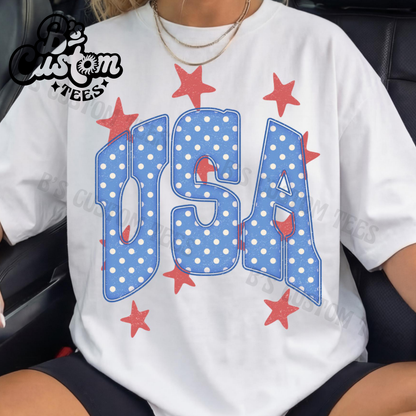 USA Polka Dots + Stars