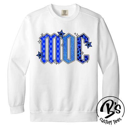 Adult Checker Leopard MDC Crewneck