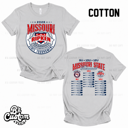 Missouri State Cal Ripken Baseball Tournament (Cotton)