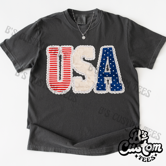 USA Faux Lace