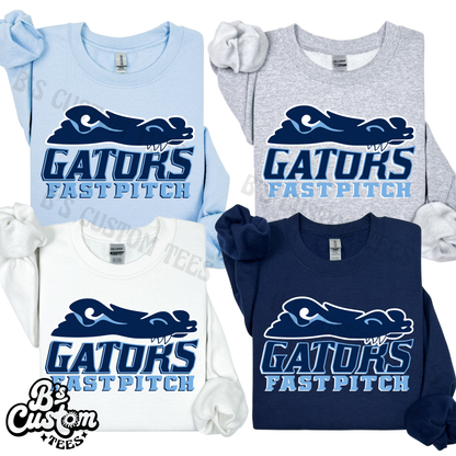 #1 Gators Fastpitch Crew Adult