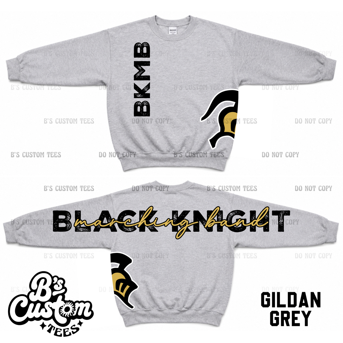 Black Knight Marching Band - Across The Sleeves Sweatshirt