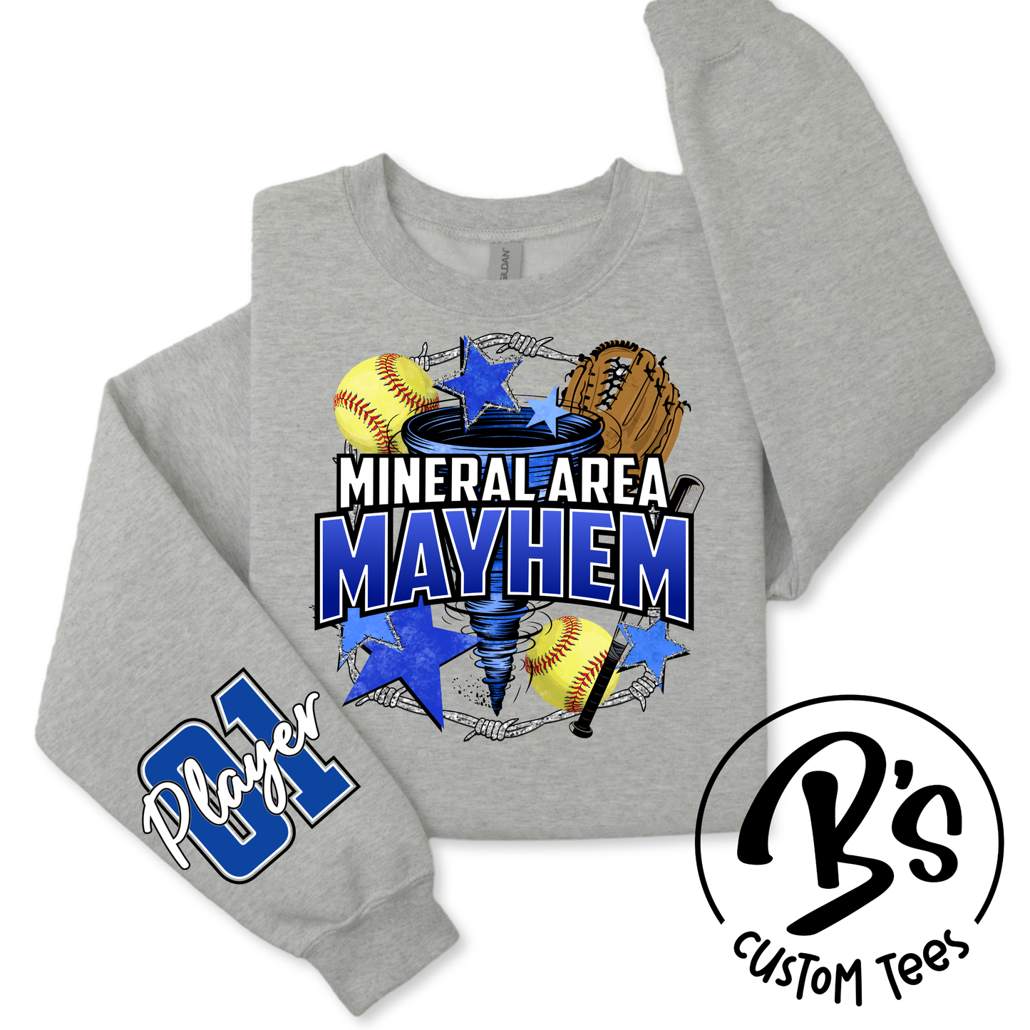 #1 Youth Crewneck Sweatshirt