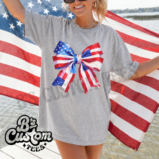 USA Flag Bow