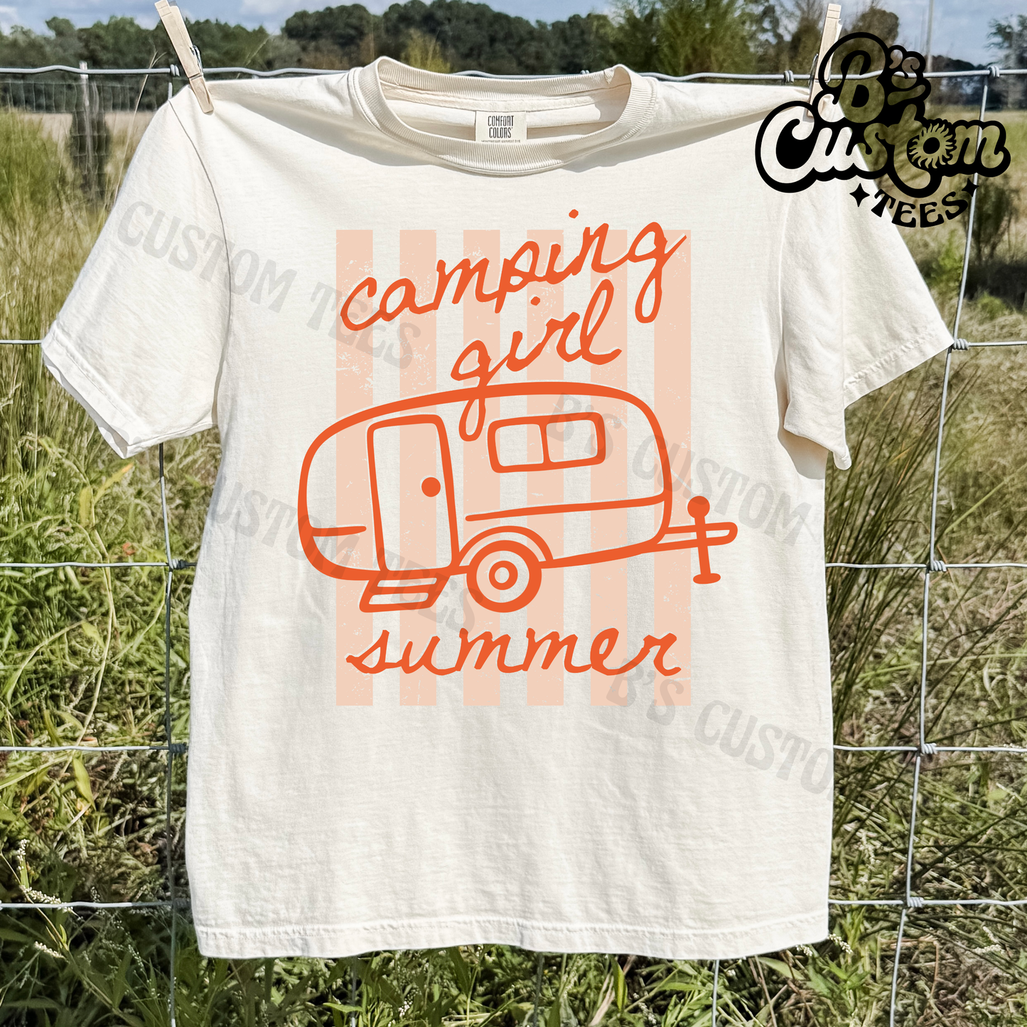 Camping Girl Summer