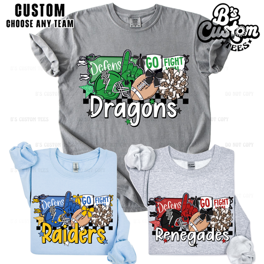 Football Mascot Custom