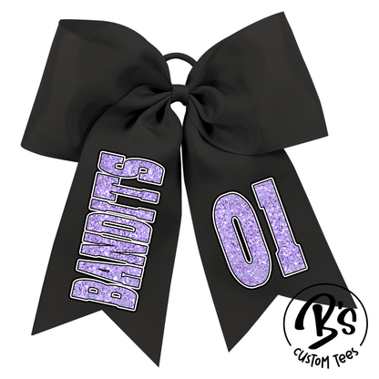 Bandits Hair Bow #1