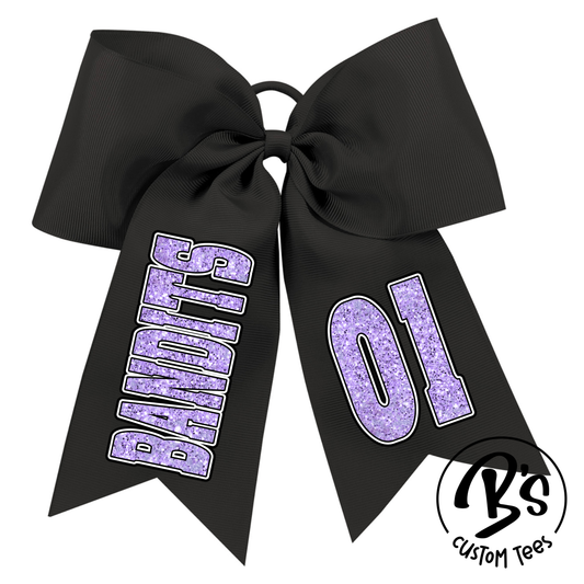 Bandits Hair Bow #1