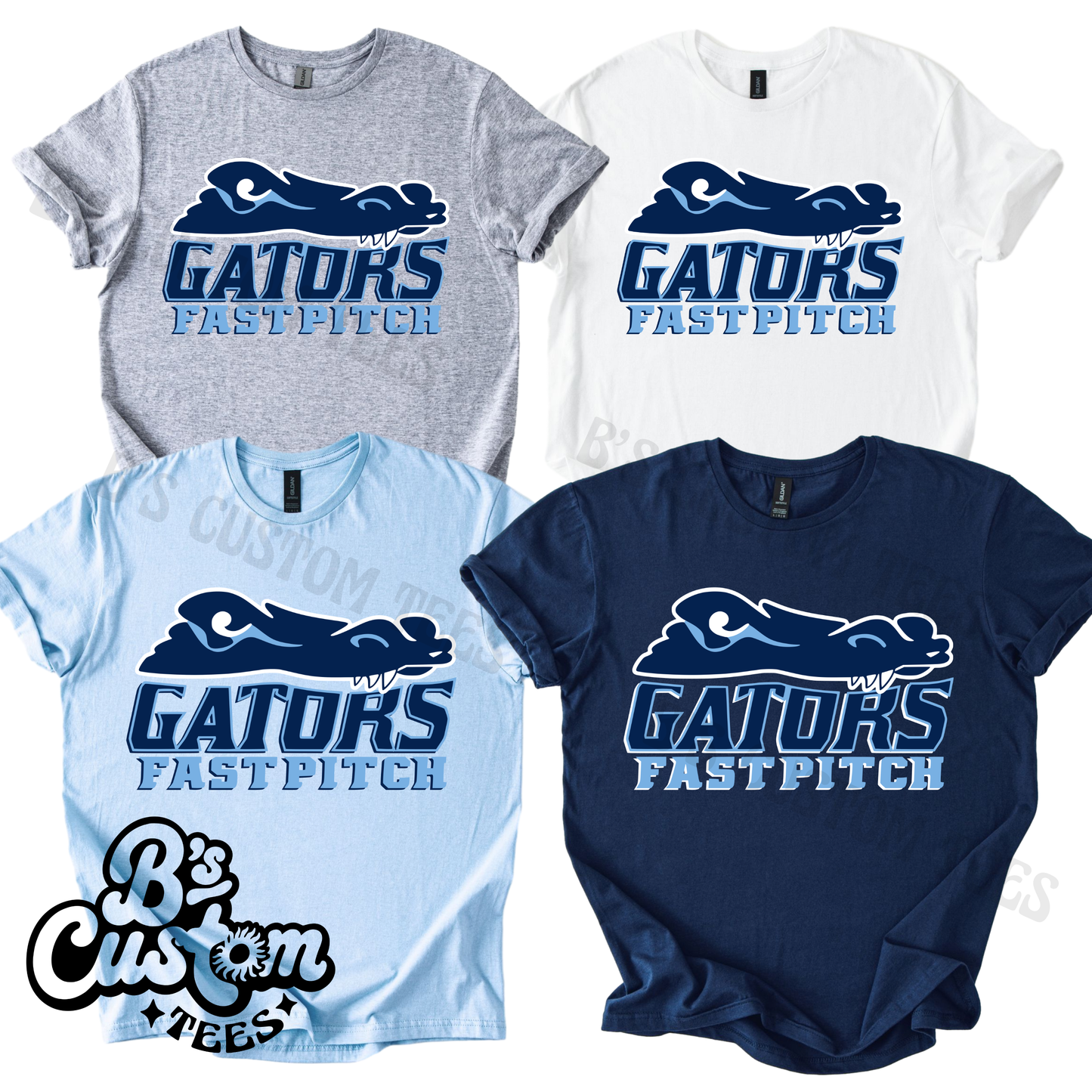 #1 Gators Fastpitch Tee