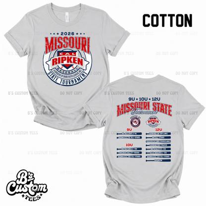 Missouri State Cal Ripken Baseball Tournament (Cotton)