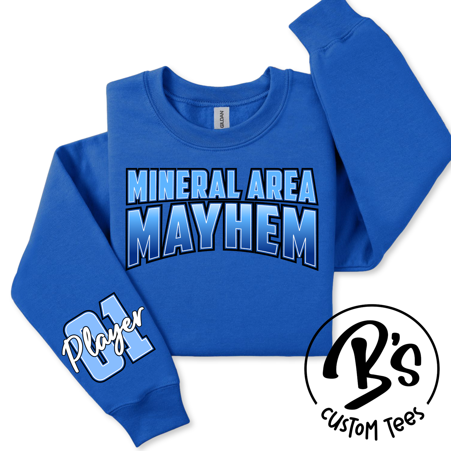 #3 Adult Crewneck Sweatshirt