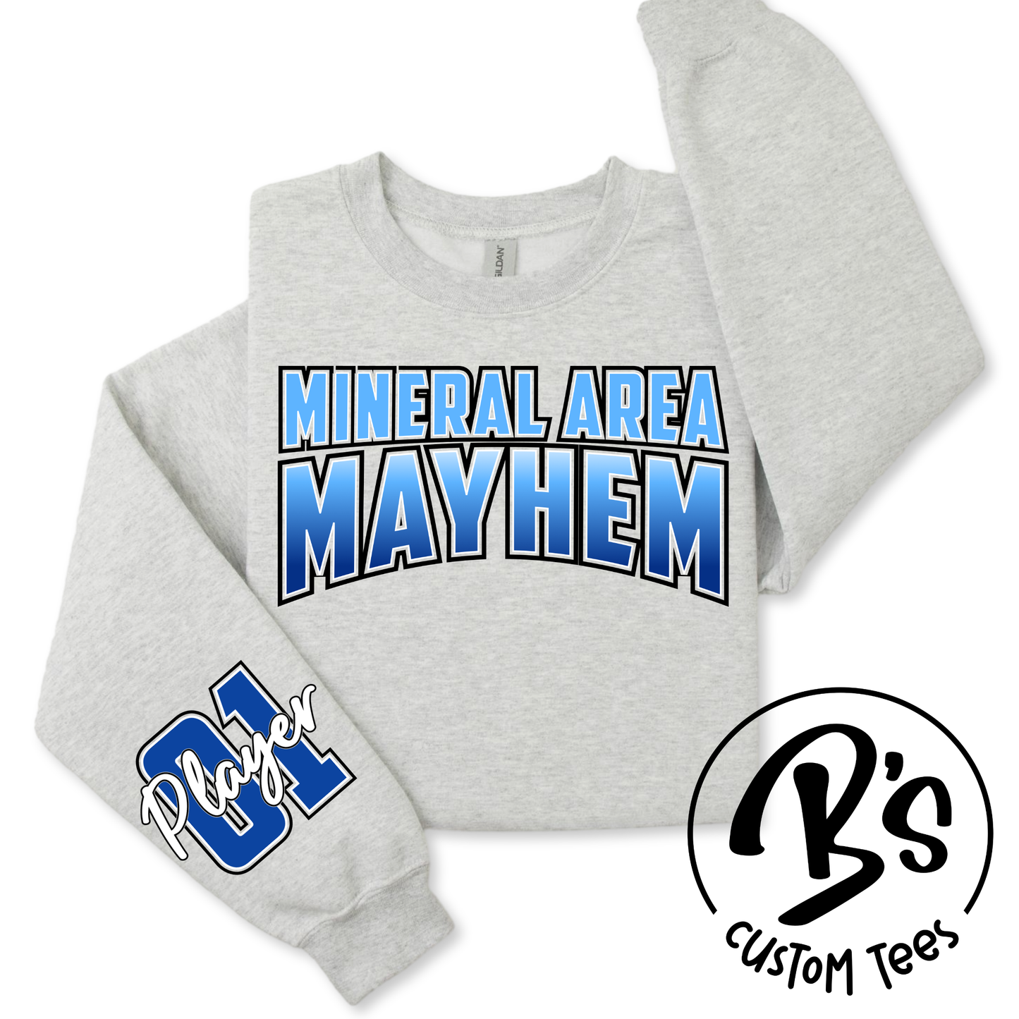 #3 Adult Crewneck Sweatshirt