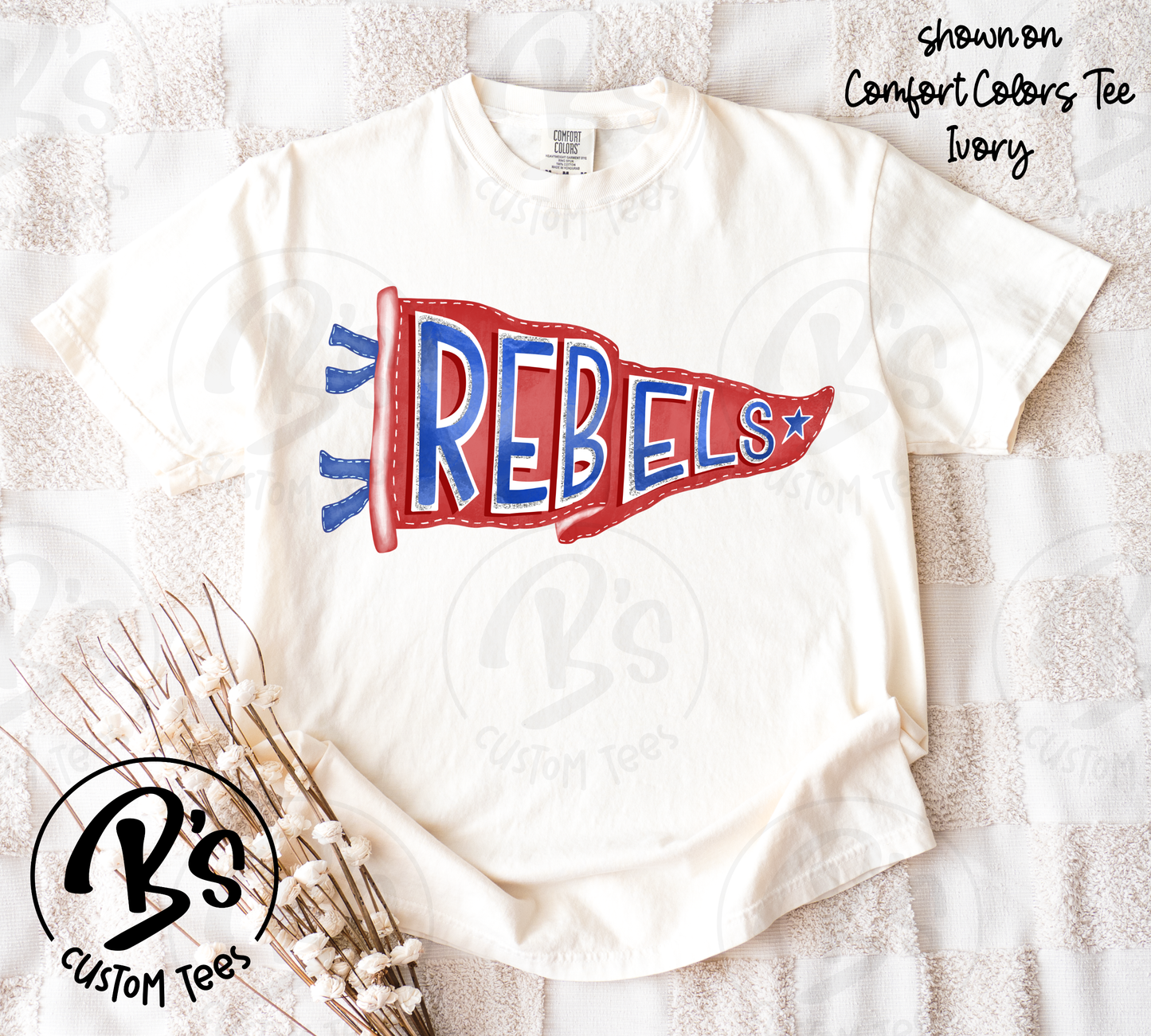 Rebels Pennant Flag