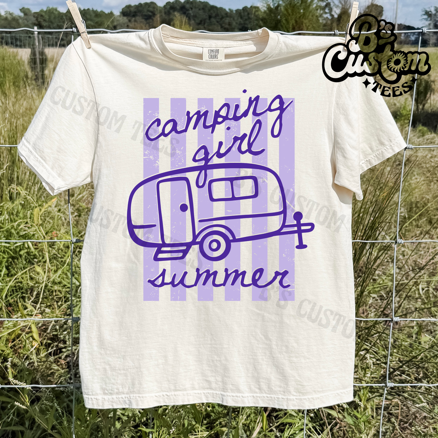 Camping Girl Summer
