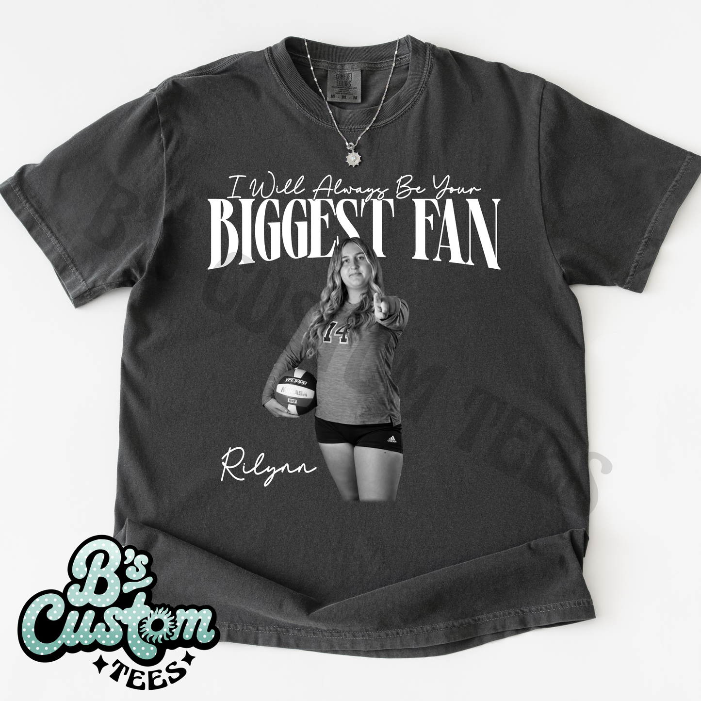 Biggest Fan Player Photo B&W