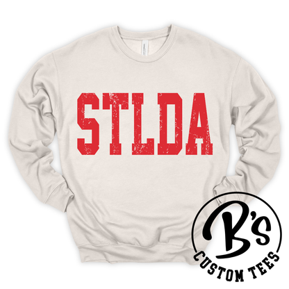 STLDA Distressed Red Crew