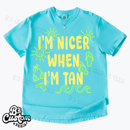 I’m Nicer When I’m Tan