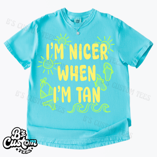 I’m Nicer When I’m Tan