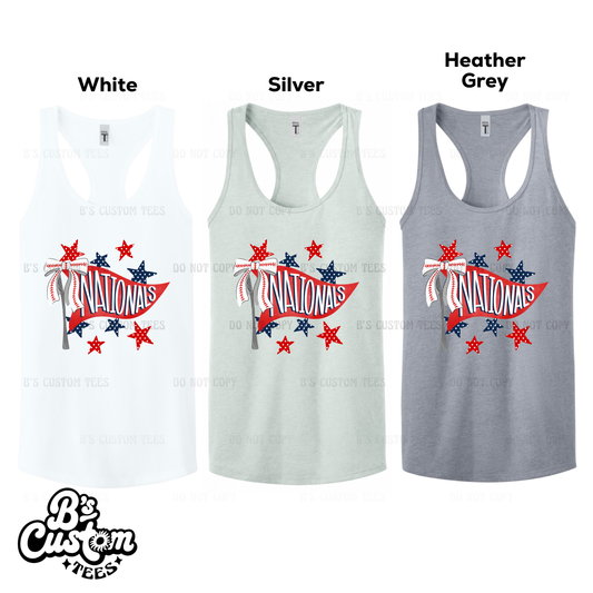 MA Nationals Pennant + Stars Tank