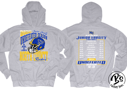 Raiders JV Football Undefeated Season - Hoodie