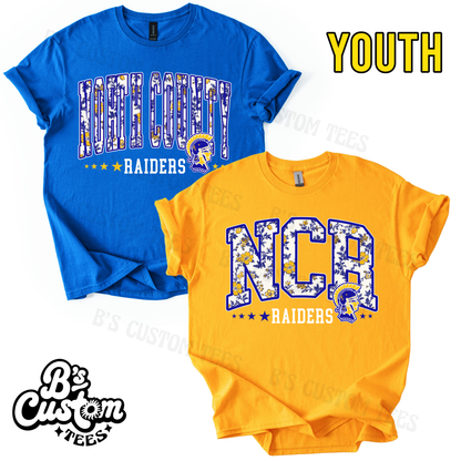 School Mascot Floral Custom YOUTH