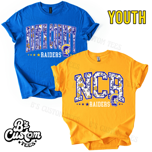 School Mascot Floral Custom YOUTH