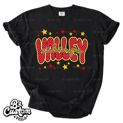 Polka Dots + Stars Mascot Custom