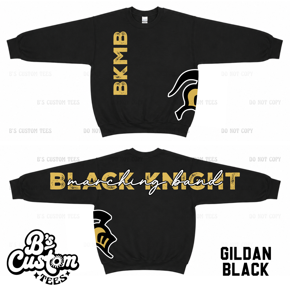 Black Knight Marching Band - Across The Sleeves Sweatshirt