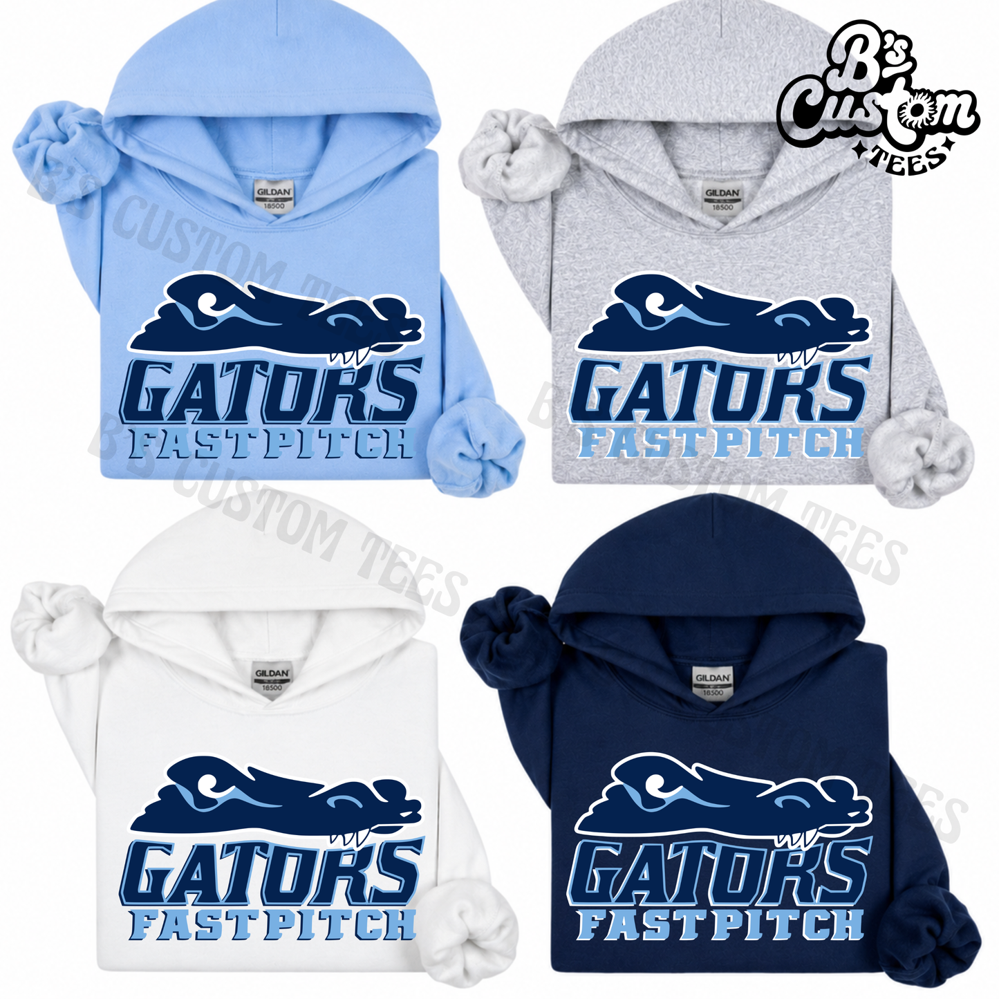#1 Gators Fastpitch Hoodie Youth