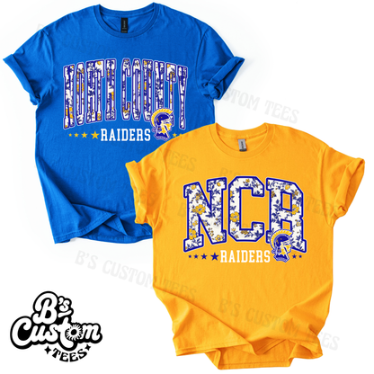 School Mascot Floral Custom