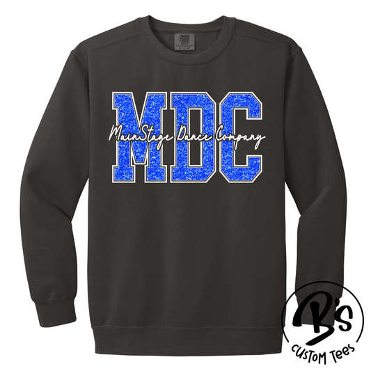Adult Glitter MDC Crewneck Sweatshirt
