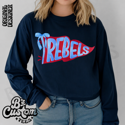 Rebels Pastel Pennant Flag