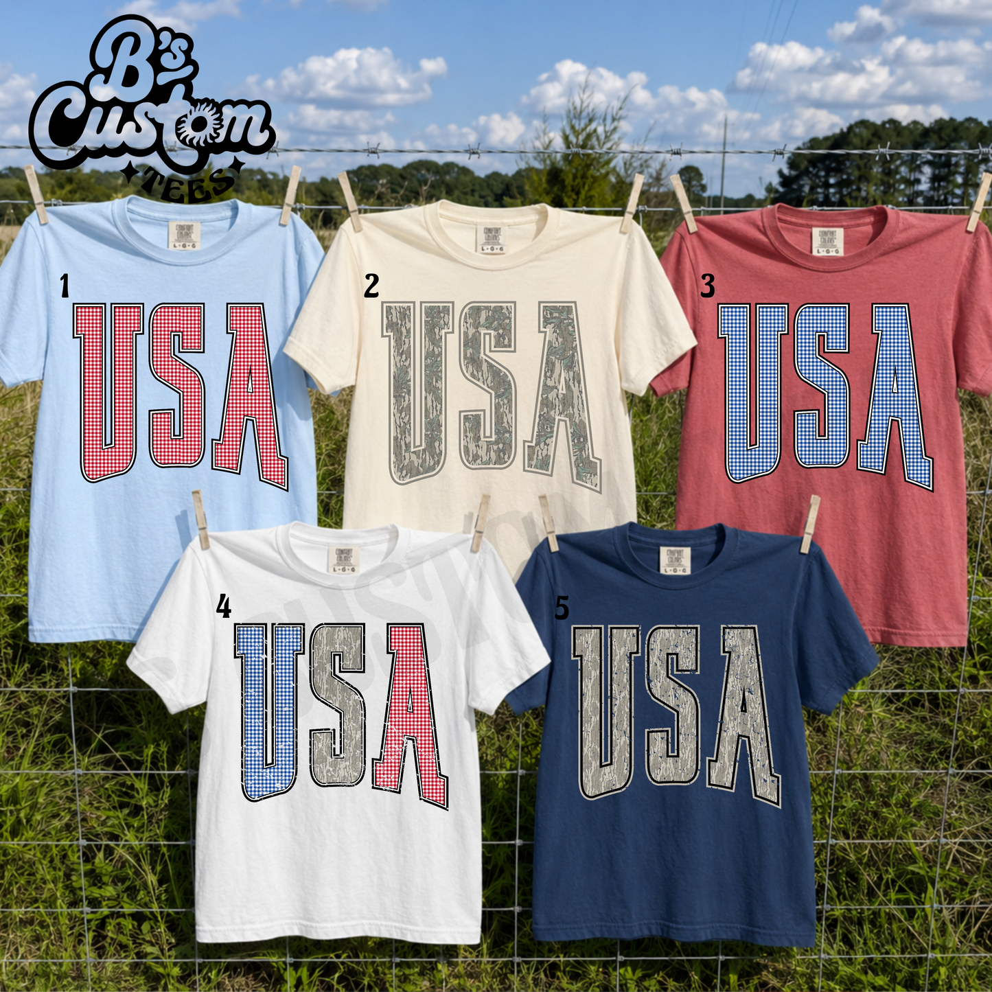 USA Camo & Gingham